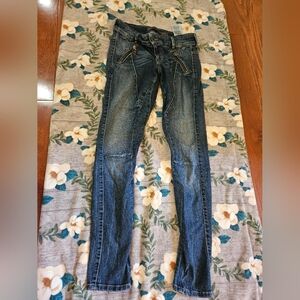 Guess dark skinny jeans size
